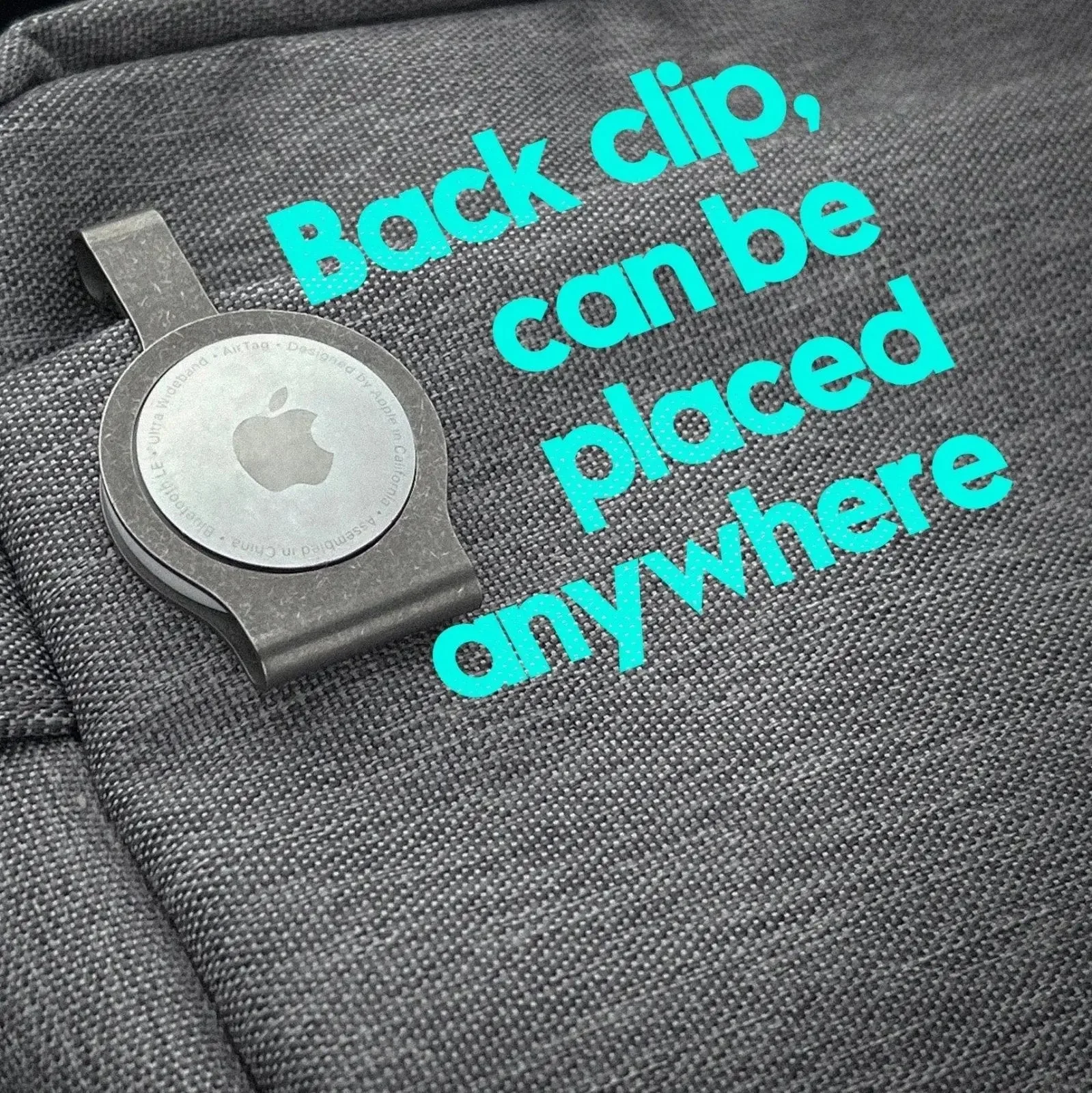 Two Stonewashed Titanium AirClips - Image 4