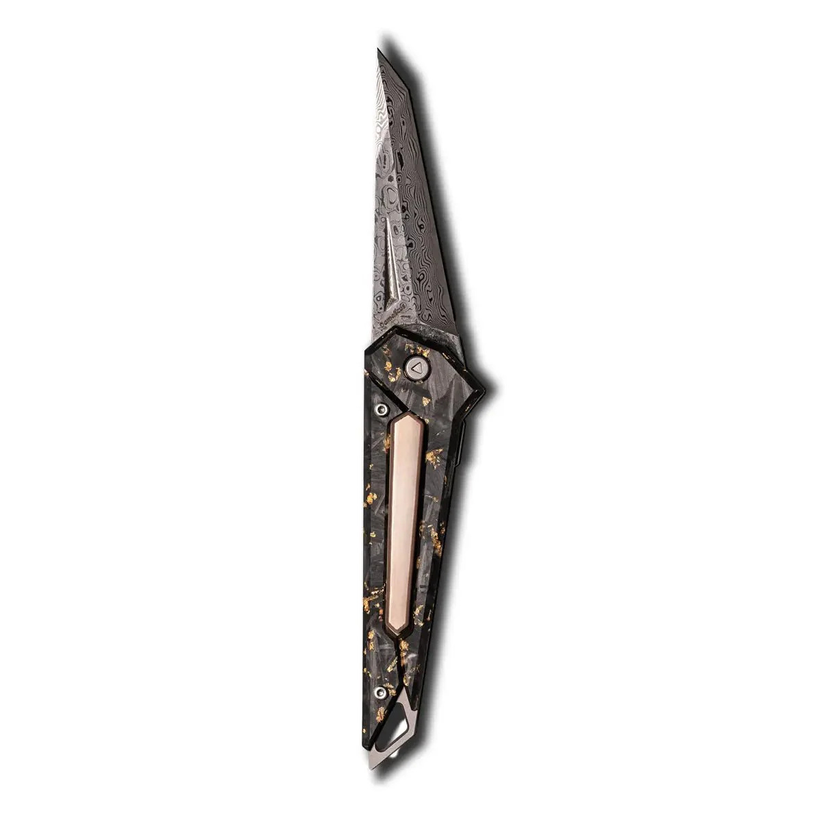Damascus KAMETA - Gold Foil CF Scales - Image 8