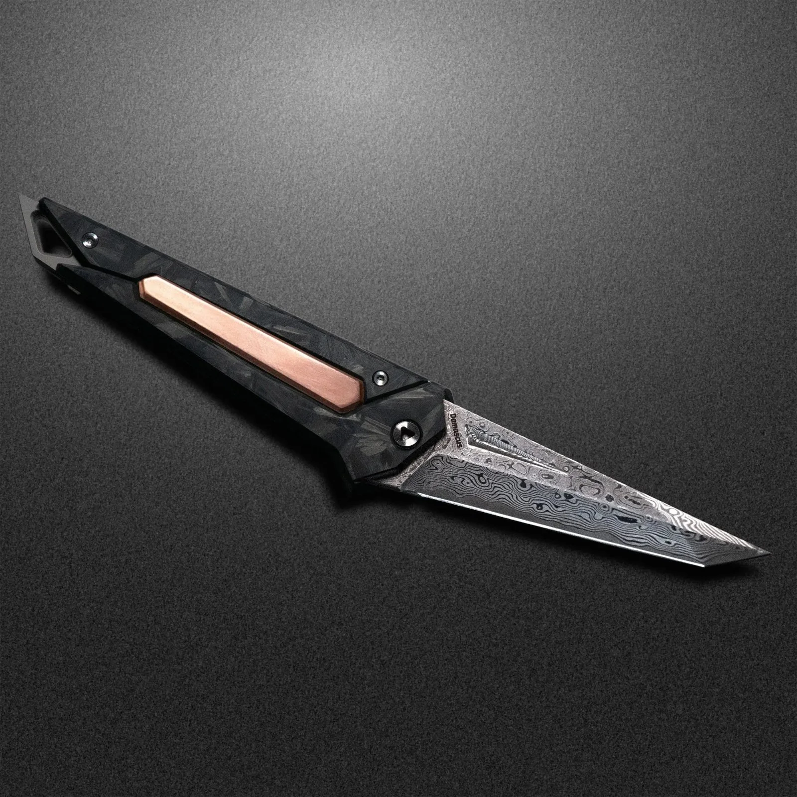 Damascus KAMETA - Marbled CF Scales - Image 9