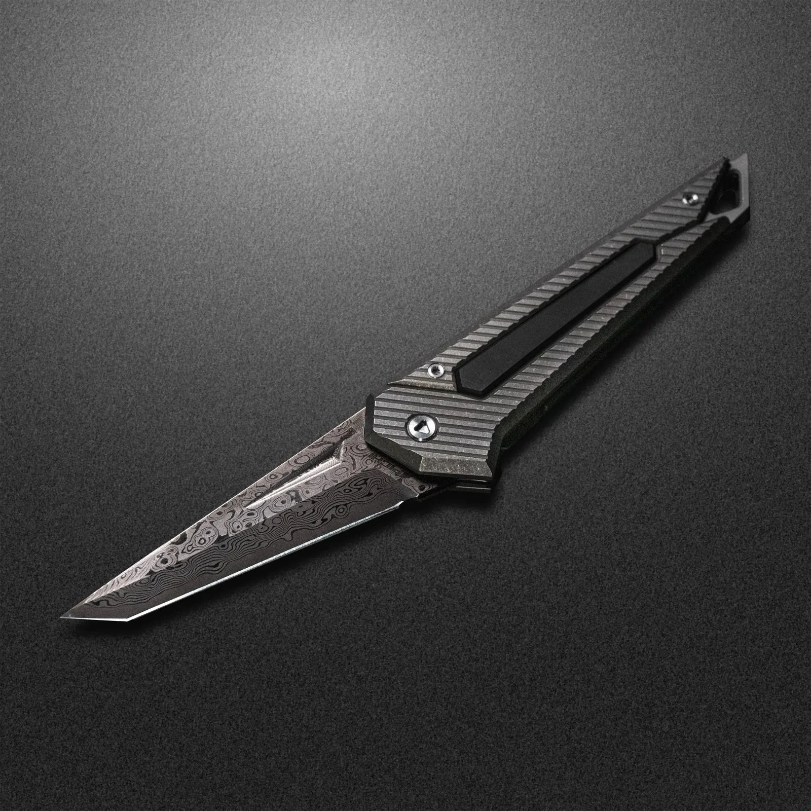 Damascus KAMETA - SW Titanium Scales - Image 5