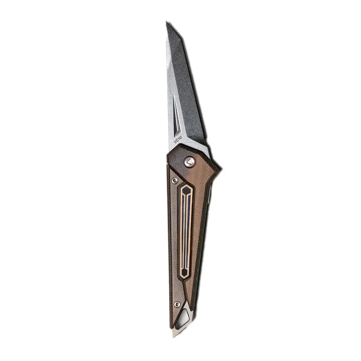 Stonewash KAMETA - G10 Amber Black Scales - Image 4