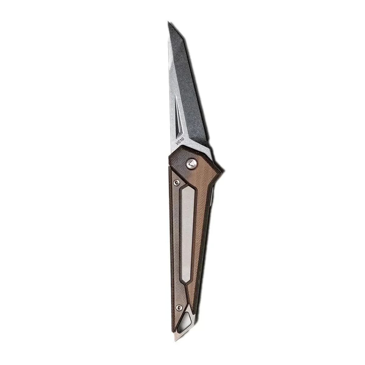 Stonewash KAMETA - G10 Amber Black Scales - Image 6