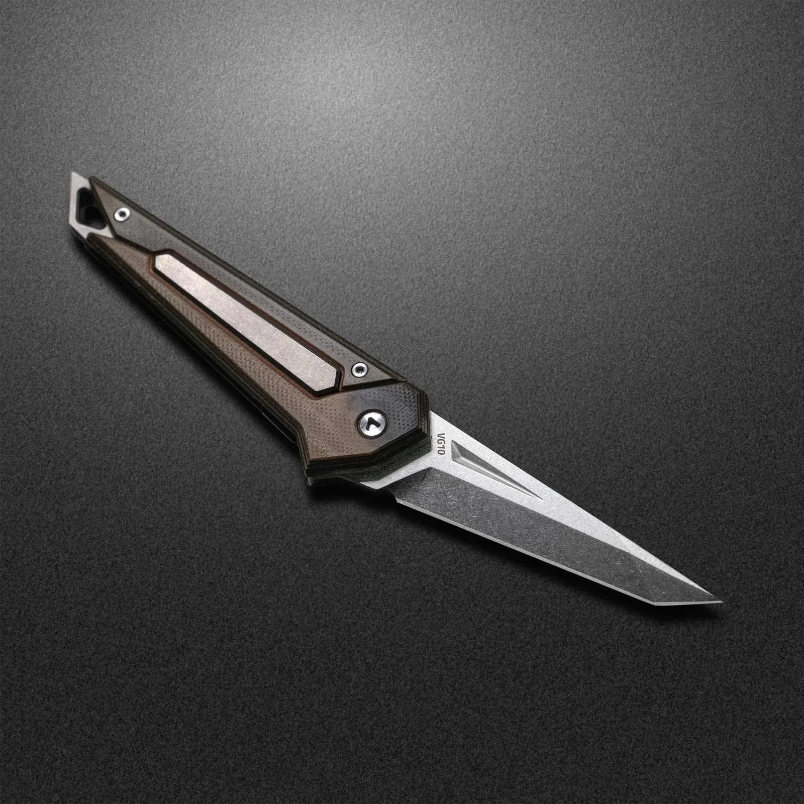 Stonewash KAMETA - G10 Amber Black Scales - Image 7