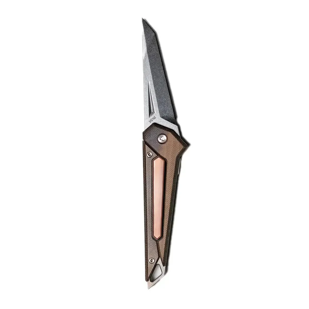 Stonewash KAMETA - G10 Amber Black Scales - Image 8