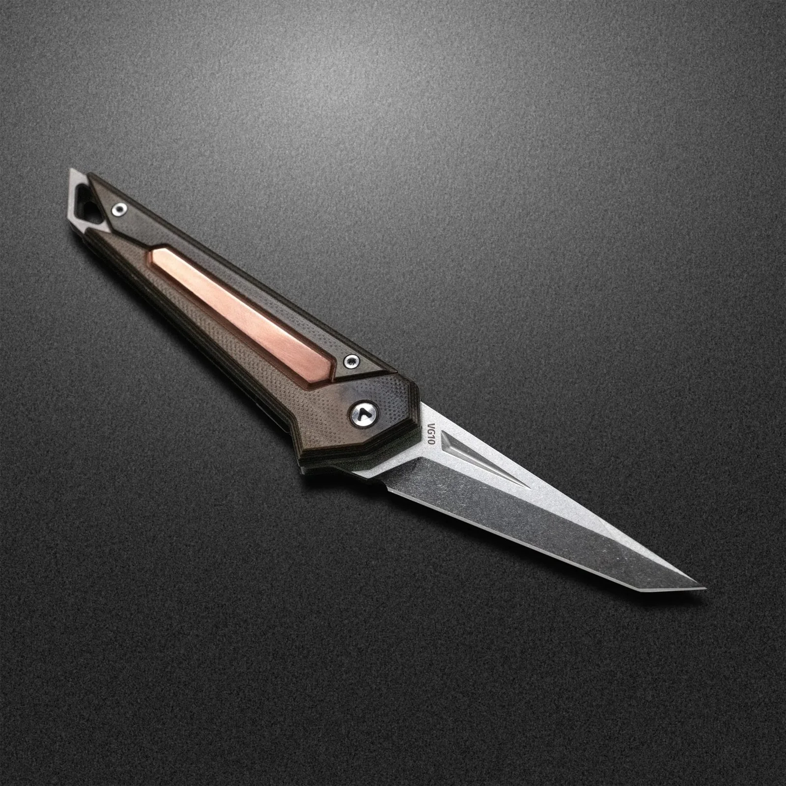 Stonewash KAMETA - G10 Amber Black Scales - Image 9