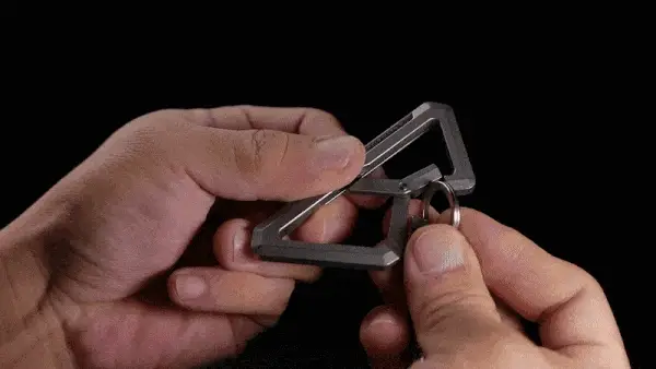 Kootenay Titanium Carabiner With Back Clip - Image 12