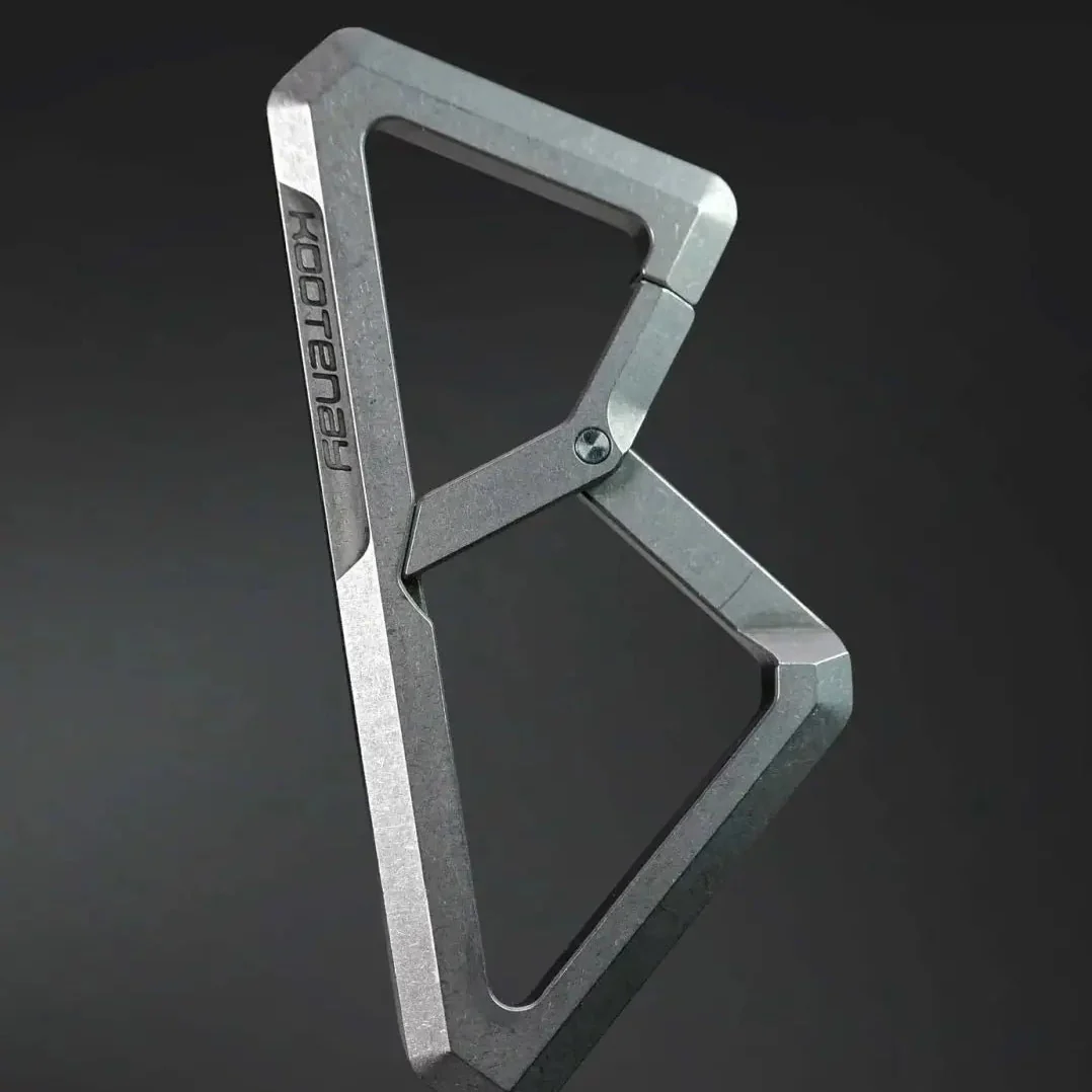 Kootenay Titanium Carabiner With Back Clip - Image 16