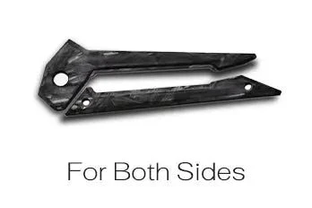 Marbled Carbon Fiber Scale Set (4 pieces)