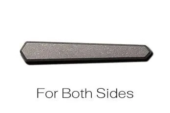 Stonewashed Titanium Inlay Shield (2 pieces)
